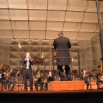 Neal Berntsen performing with students from the Tianjin Conservatory
