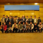 Neal Berntsen with Professor Chen Rui and his students at the Tianjin Conservatory